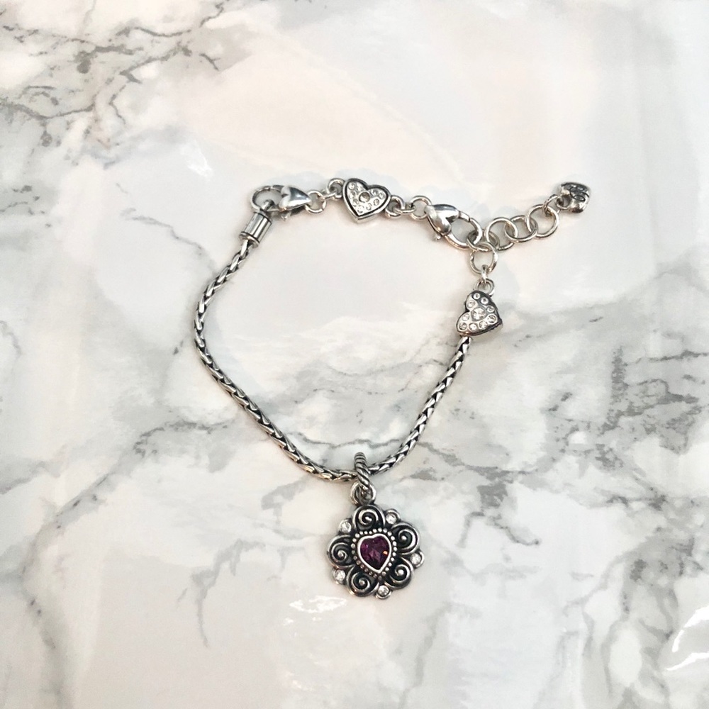 Brighton Jewelry Amethyst Bracelet